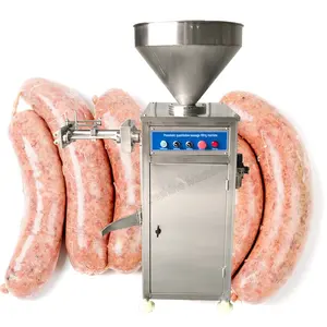 High Quality Automatic Heavy Duty Compressed Air Electric Chicken Sausage Filling Stuffer Stuffing Making Machines