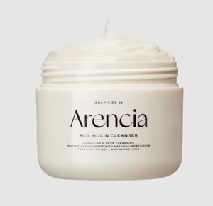 Nettoyant et exfoliant doux pour le visage Arencia au riz coréen Mochi, nettoyage en profondeur, hydratant, minimise les pores, pour femmes - Product Image 2