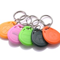 Porte-clés RFID programmable 13,56 MHz en ABS, puce MIFARE Ultralight EV1, gestion d'accès, porte-clés RFID en plastique