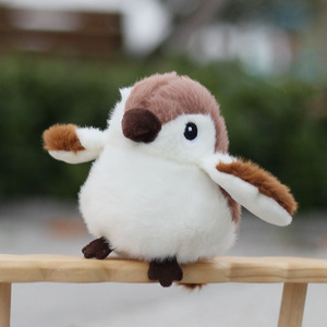 Muñeco de peluche de pájaro pequeño, lindo y adorable, famoso en internet, colgante, amuleto para bolso, llavero, marioneta de trapo - Product Image 2