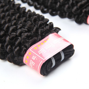 直接送货接受贝宝天然黑发双纬纱柬埔寨扭结卷曲生角质层对齐未加工头发批发 - Product Image 5