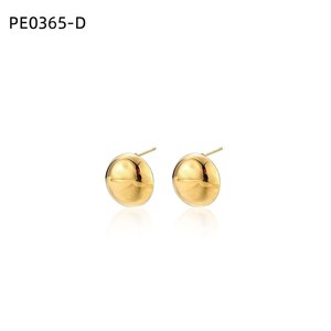 Boucles d'oreilles Amy Amy en argent 925, minimalistes, à porter au quotidien, bijoux pour femmes PE0365 - Product Image 2