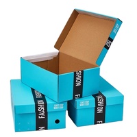 Boîte à chaussures pour femmes, baskets avec structure robuste pour l'emballage et le rangement des chaussures de sport décontractées