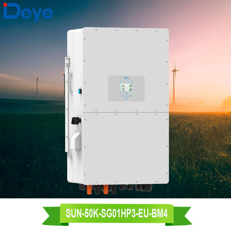 50KW 3 Phase Hybrid Solar Inverter 50 KW High Voltage EU Solar Power ...