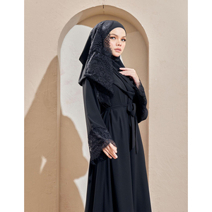 Cardigan islamique nouveau Style africain marocain brodé Abaya robe musulmane manches longues Jubah super-héros - Product Image 5