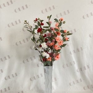 K-0101 sống động như thật nhân tạo <span class=keywords><strong>Camellia</strong></span> Bộ sưu tập thực tế Nhân Tạo Hoa trà cho tất cả các nhu cầu trang trí - Product Image 3