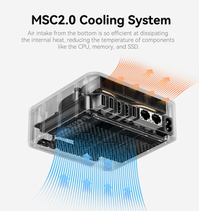 Precio barato Mini <span class=keywords><strong>Pc</strong></span> Ryzen 9 6900HX Gen 8 Core 16 Thread M.2 NVME <span class=keywords><strong>DDR5</strong></span> <span class=keywords><strong>RAM</strong></span> Wifi6 Computadora de escritorio Mini <span class=keywords><strong>PC</strong></span> - Product Image 5