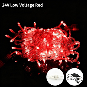 ไฟ LED สายยาว 24V สำหรับภายนอกอาคาร กันน้ำ พร้อมรีโมทคอนโทรล พลังงานแสงอาทิตย์ สำหรับตกแต่งต้นไม้ ไฟกระพริบสำหรับคริสต์มาส - Product Image 2