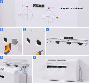 <span class=keywords><strong>Climatiseur</strong></span> mural monobloc tout-en-un 12000 BTU 60 Hz R32 à refroidissement uniquement, compatible OEM - Product Image 5