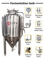 Semitree — distillateur conique en acier inoxydable, 200 l, pour bière
