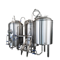 Équipement de micro-brasserie artisanale 10BBL 1200L 2000L, kits de fabrication de bière, cuve de fermentation, système de brassage d'alcool avec pompe