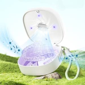 Retenedor Dental, Esterilizador y Limpiador, Estuche de Limpieza <span class=keywords><strong>Invisible</strong></span>, Esterilización UV Inteligente, Aliento Fresco las 24 Horas para Pacientes de <span class=keywords><strong>Ortodoncia</strong></span> - Product Image 6