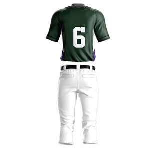 Uniforme de Béisbol Hecho en Pakistán a Precio Económico, Uniforme Deportivo de Béisbol Personalizado, Ligero y Transpirable con Cierres de Botones - Product Image 4
