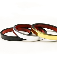 Edgeband Cinta de doblar Bordes de melamina flexible Moldeo de vinilo Cinta de grano de madera negra Cinta de doblar Bordes de PVC