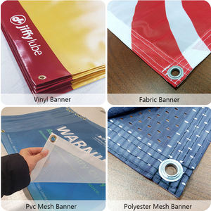 Banner Flexível Personalizado de Grande Tamanho para Impressão, Banner de Tecido para Publicidade ao Ar Livre - Product Image 2