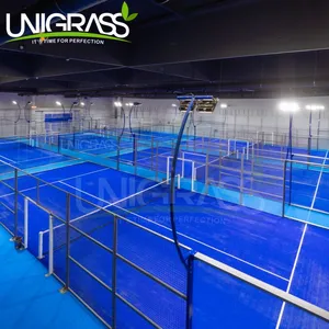 <span class=keywords><strong>Terrain</strong></span> de <span class=keywords><strong>padel</strong></span> professionnel de compétition, panoramique à 360°, intérieur/extérieur, avec logo personnalisé, norme européenne. - Product Image 4