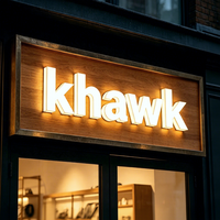 Enseignes lumineuses LED 3D extérieures pour publicité commerciale, personnalisables en couleur, étanches IP54, logo d'entreprise
