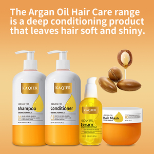 Kit de Cuidado Capilar con Aceite de Argán, Hidratación Intensa, Restauración Suave <span class=keywords><strong>para</strong></span> <span class=keywords><strong>Tratamiento</strong></span> Capilar Diario en Salón, Spa, Servicio de Etiqueta Privada Personalizada - Product Image 5