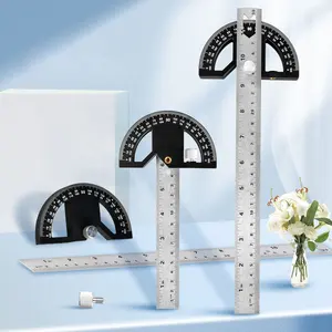 Hot sale ABS Plastic/ Aluminum Alloy Angle Measuring Ruler Woodworking Scribe Protractor Angle Finder