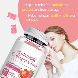 Halal Gecertificeerde Collageen Gummies Met Glutathion Vitamine <span class=keywords><strong>C</strong></span> Voor Het Bleken Van De Huid En Anti-Aging Groothandel - Product Image 2