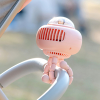 Mini aspirateur Portable automatique, batterie 3600mAh, 4 vitesses, vent naturel, UFO rotatif, pour poussette de bébé