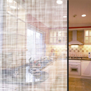 Film décoratif moderne en PET gris givré auto-adhésif <span class=keywords><strong>de</strong></span> 2 mil pour la décoration intérieure des fenêtres dans les maisons et les hôtels - Product Image 2