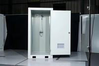 Cymdin – Cabine de Douche et Toilettes Mobiles Préfabriquées en Acier de Haute Qualité, Écologiques, Style Chinois, pour Parcs Extérieurs