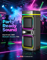 Enceinte de fête CSN-8712, grande enceinte active pleine gamme, caixa de som portátil com rodinha