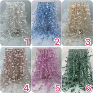 Il tessuto Haute Coutur 3-D Fower realizza a mano il design della 2021 alla moda - Product Image 2