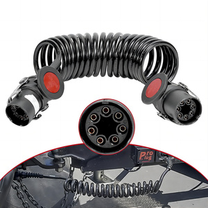 Bobina eléctrica de ABS, enchufe de remolque de 7 pines, conector de Cable de resorte de cableado para repuestos de camiones - Product Image 2