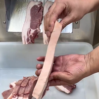 Nouvelle machine à trancher la viande électrique conforme aux normes d'hygiène, en acier inoxydable 304, hachoir à viande automatique pour supermarchés et restaurants