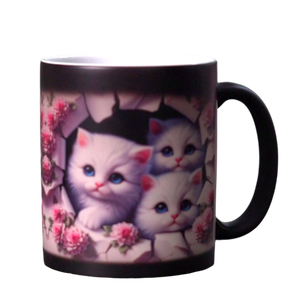 Taza de café de cerámica DIY, diseño minimalista personalizado con fotos personalizadas, taza mágica de sublimación <span class=keywords><strong>para</strong></span> regalos de <span class=keywords><strong>cumpleaños</strong></span> - Product Image 3