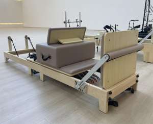 Compre el Mejor <span class=keywords><strong>Reformer</strong></span> de <span class=keywords><strong>Pilates</strong></span> Plegable de Madera - Ajustable y Fácil de Guardar - Product Image 2