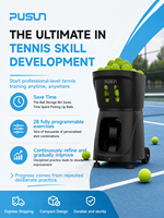 Máquina de Tenis Inteligente, Robot Lanzador de Pelotas de Pádel Profesional, Alimentador de Pelotas de Tenis con Múltiples Ejercicios y Aplicación, Entrenamiento de Tenis para Cancha