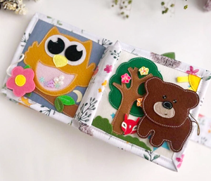 Histoire tranquille bonne nuit bébé livre en tissu jouet sensoriel éducatif Portable pour les enfants apprenant livre en feutre - Product Image 4