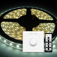 Regulador de intensidad de señal analógica de 0-10V de doble canal con alimentación CA y control manual por perilla para controladores LED profesionales y balastros fluorescentes