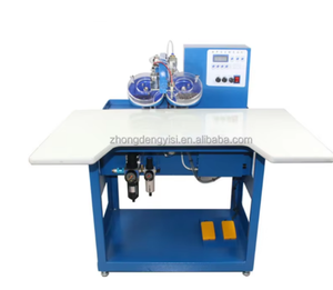 เครื่องติดเพชรแบบกึ่งอัตโนมัติสำหรับเสื้อผ้า ใช้คลื่นอัลตราโซนิก หัวติดเพชรสองหัว ประสิทธิภาพสูง - Product Image 1