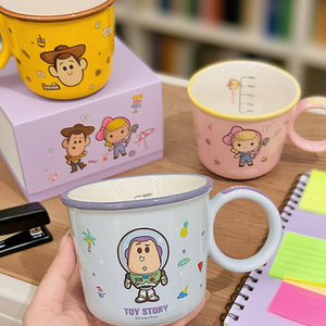 <span class=keywords><strong>Cute</strong></span> cartoon personagem cerâmica caneca Toy Story IP leite escala copo café copos lembrança novo - Product Image 2