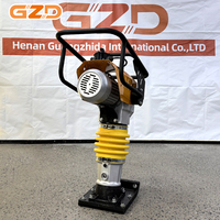 Pilonneuse électrique GZD HCD125, moteur 3KW, impact 15KN, 220V 380V, compacteur de sol personnalisé type Jumping Jack