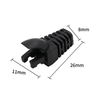 Hot Sale Cat6 und Cat5e RJ45 Jacket Connector Boots decken bunt mit günstigen Preis für modulare Plug Networking-Anwendung