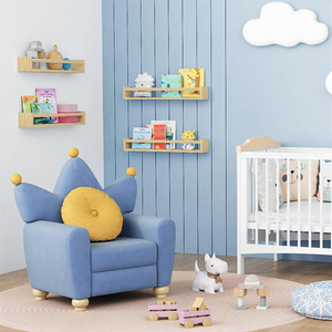 Étagères murales en bois naturel pour <span class=keywords><strong>chambre</strong></span> d'enfant, étagères flottantes de 24 pouces de long, bibliothèque murale pour <span class=keywords><strong>chambre</strong></span> d'ado, fille et garçon - Product Image 6