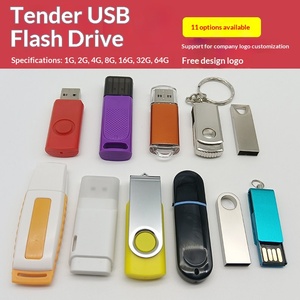 แฟลชไดรฟ์พลาสติกขนาดเล็กแบบขายส่ง ความจุ 128MB-8GB รับทำโลโก้ตามสั่ง ของขวัญ - Product Image 5