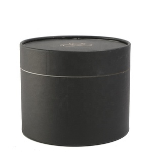 Boîte en papier kraft rectangle, tube rond imprimé avec logo personnalisé, pour emballage, 10 pièces - Product Image 1