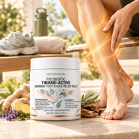 Baume Chauffant Thermo-Actif Fermenté pour Pieds et Mollets 100ml – Confort Massant Peaux Sèches – SPA Botanique Bien-être OEM ODM