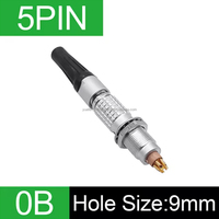 5 pines de fábrica al por mayor FGG EGG 00 0B 1B 2 3 4 5 6 7 8 9 10 14 conector macho hembra de 16 pines para cámara de Dispositivos de sonido