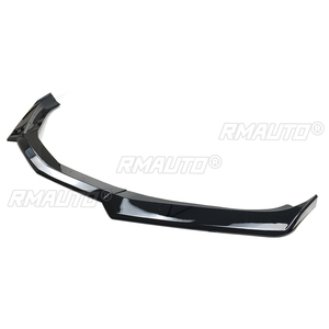 Front Bumper Lip <b>Splitter</b> Spoiler for Camaro SS 2016-2021/Camaro LS LT RS 2019-2021 Carbon Fiber Look Glossy Black Mate Black - Product Image 2