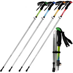 125cm Olding Trekking Ole 5 ececciones ddjustable limlimbing iking tick alking tick garrapata ortable lumluminum Telescópico