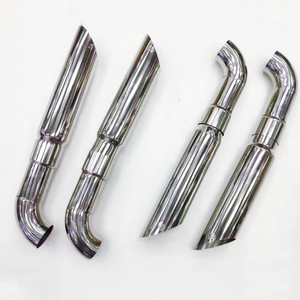 Embouts d'échappement universels en acier inoxydable poli miroir à double sortie pour systèmes d'échappement de voitures Mercedes-Benz Classe G - Product Image 3