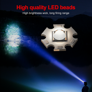 Ngoài trời Đi Bộ Đường Dài di động có thể tháo rời đèn pha có thể sạc lại làm việc ánh sáng <span class=keywords><strong>TORCH</strong></span> ánh sáng chiến thuật đèn pin Led Đèn Pha - Product Image 2