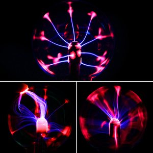 Ma Thuật Xách Tay Không Dây Acrylic Plasma Globe Sét Bóng Chuyển Đổi Điều Khiển USB Có Thể Sạc Lại Tuyệt Vời Đầy Màu Sắc Ánh Sáng Mềm Mại Đèn - Product Image 5